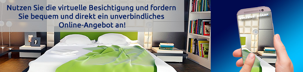 Nutzen Sie die virtuelle Besichtigung und fordern Sie bequem und direkt ein unverbindliches Online-Angebot an!